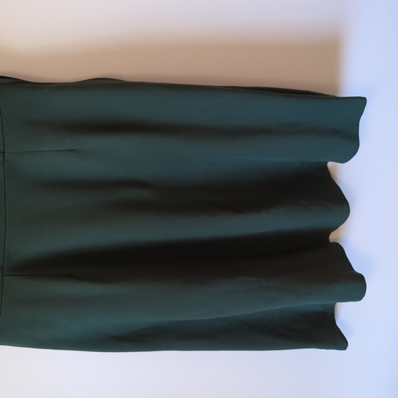 Modcloth Dark Green Peter Pan Collar Dress - Size Large - Picture 7 of 14
